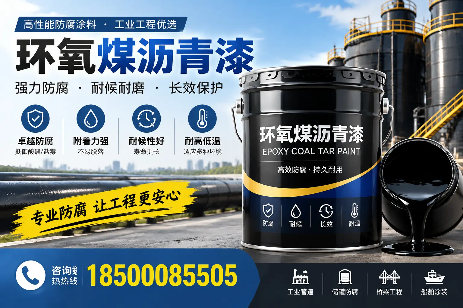 环氧煤沥青漆的施工方法与注意事项,确保在宣城顺利完成