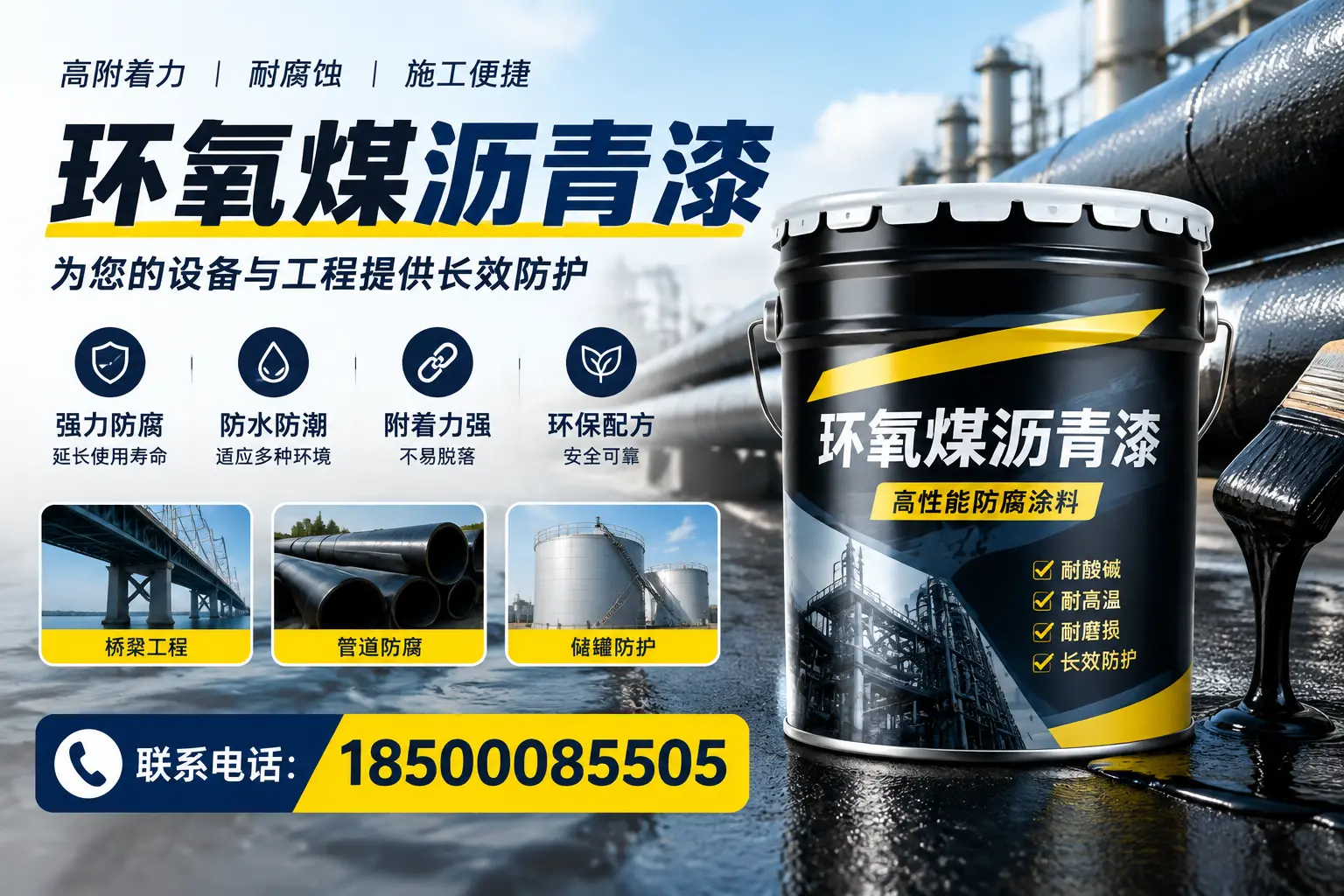 环氧煤沥青漆与其他涂料的对比分析,助力宣城企业决策
